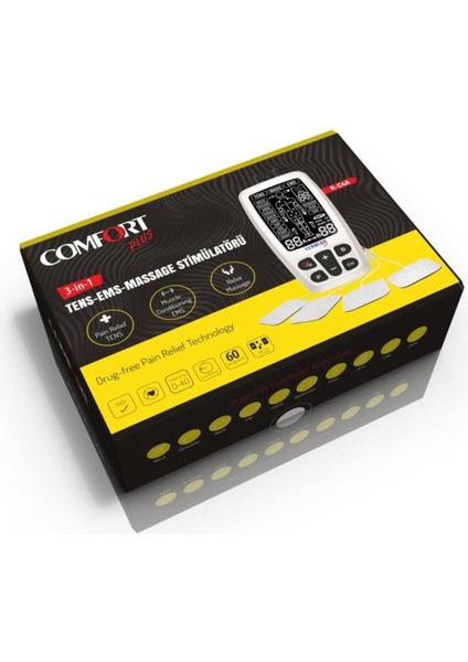 Tekno Trust Cilt Sıkılaştırıcı Comfort Plus R-C4A Şarj Edilebilir Tens Ems Masaj Cihazı fiyatları