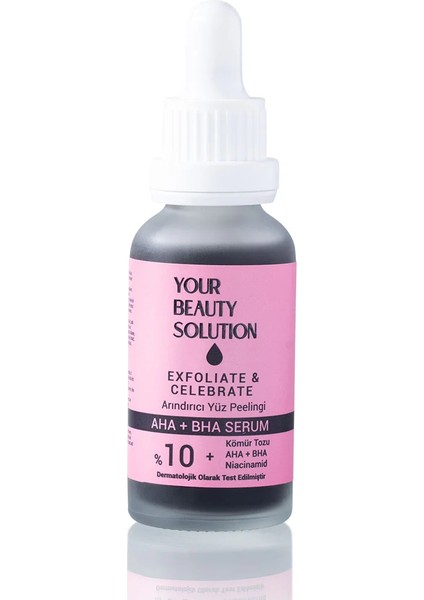 Your Beauty Solution Aha-Bha Kömür Serum 30 ml