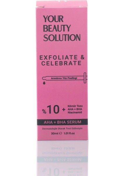 Your Beauty Solution Aha-Bha Kömür Serum 30 ml fiyatları