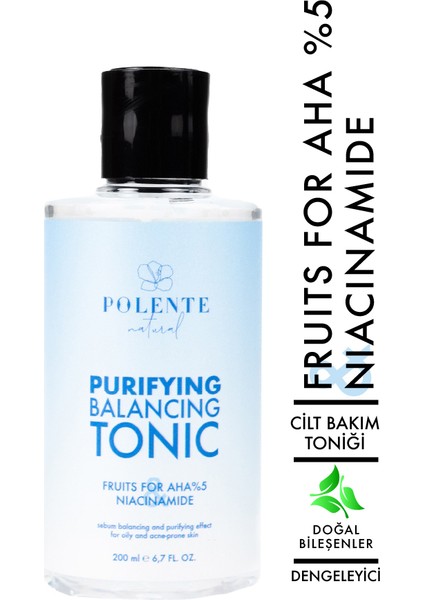 Purfying Balancing - Tonic Dengeleyici Arındırıcı Tonik %5 Aha & Niacinamide (200 ml)