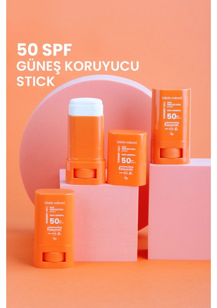 50 Spf Mineral Filtreli ve Doğal Yüksek Korumalı Güneş Stick