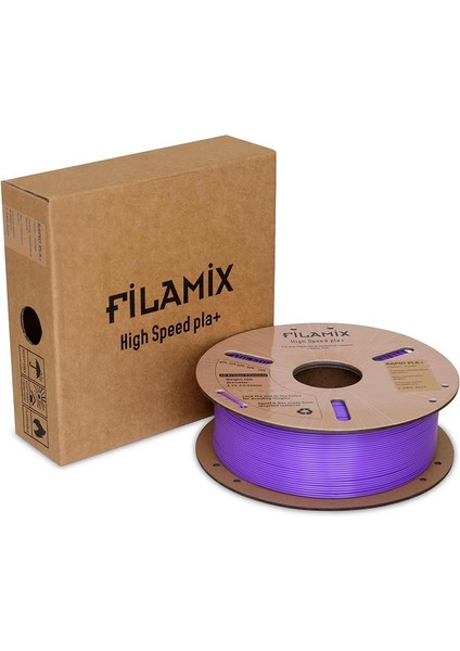 Yüksek Hızlı Hyper Pla+ Filament 1.75MM 1kg-Mor