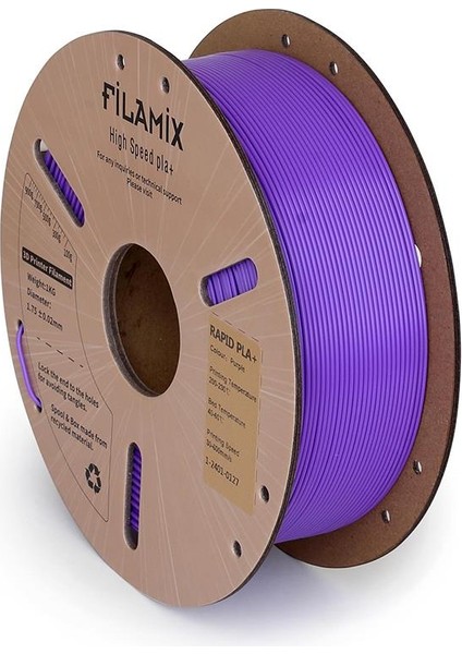 Yüksek Hızlı Hyper Pla+ Filament 1.75MM 1kg-Mor