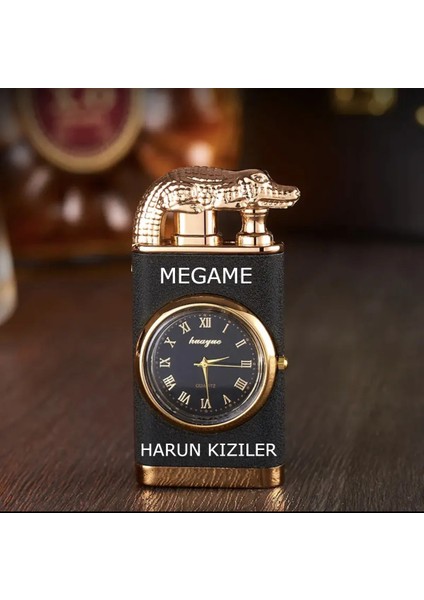 Kişiye Özel Isimli Ejderha Çakmak, Saatli Ejderha Çakmak, Hediyelik Çakmak