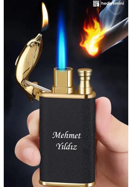 Kişiye Özel Isimli Ejderha Çakmak, Saatli Ejderha Çakmak, Hediyelik Çakmak modelleri