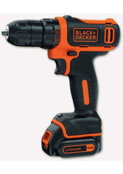 Black & Decker BDCDD12KB 10.8V 1.5 Ah Li-Ion Çift Akülü Vidalama