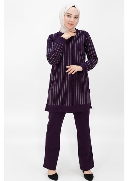 İki Iplik Kumaş Taş Baskılı İkili Takım modelleri