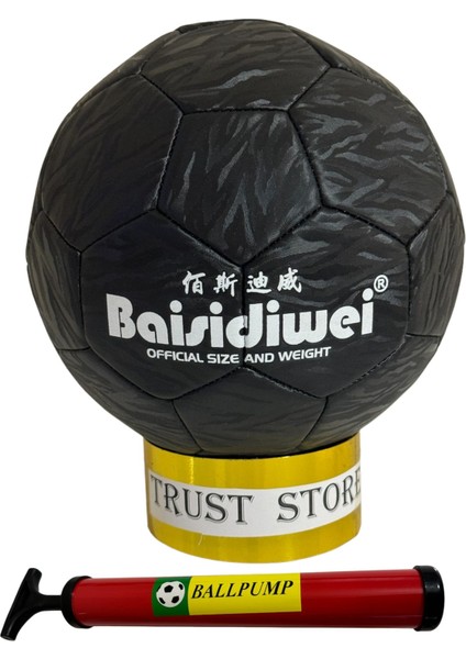 Trust Store Baisidiwei Futbol Topu 286 Siyah No:5 Pompa Hediyeli