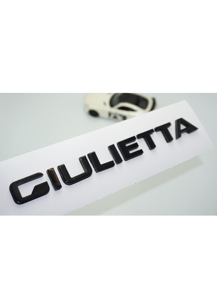 Alfa Romeo Giulietta Siyah Abs 3m 3D Bagaj Yazı Logo Arma