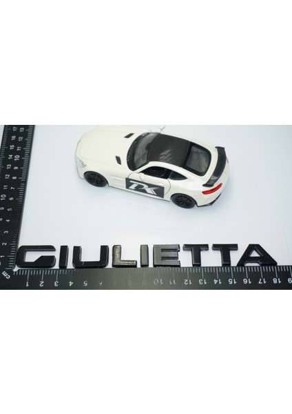 Alfa Romeo Giulietta Siyah Abs 3m 3D Bagaj Yazı Logo Arma modelleri
