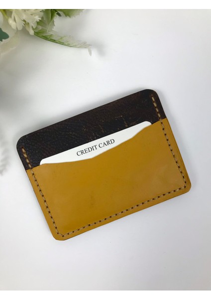 Deri Kartlık Kahverengi Retro Görünümlü indirimleri