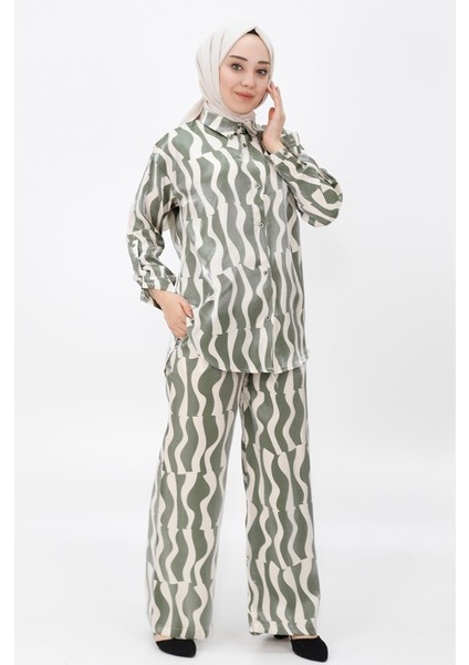 24182 Pamuklu Saten Kumaş Desenli Ikili Takım fiyatları