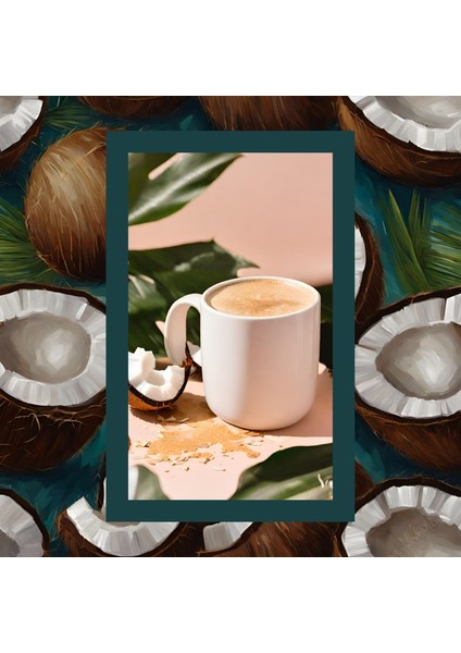 Decaf Coconut Coffee - Kafeinsiz Hindistan Cevizi Aromalı Çekirdek Kahve, 200 Gr