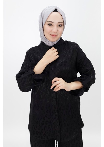 24226 Jakar Kumaş Desenli Ikili Takım