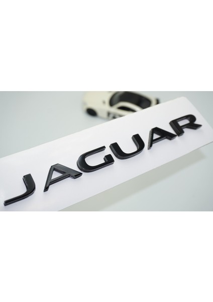 Jaguar Siyah Abs Bagaj Yazı Logo