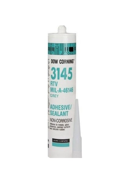Corning 3145 Rtv MIL-A-46146 Gri Yapıştırıcı Dolgu Malzemesi – 310 ml