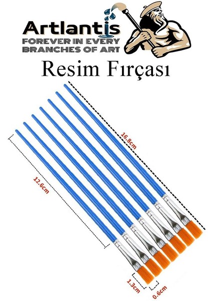 Resim Fırçası 10 Adet