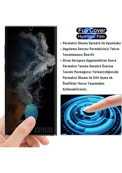 Huawei P30 Pro Kavisli Hayalet Ekran Koruyucu Esnek Nano Hydrogel Film - Ultra Darbe Emici Etkin Koruma - Ekranı Tam Kaplar