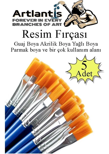 Resim Fırçası 5 Adet