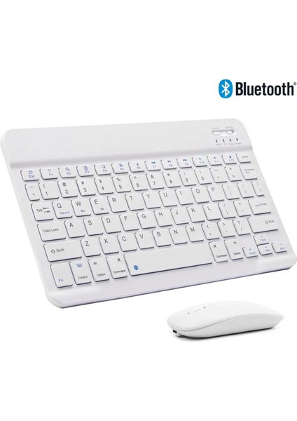 Acer Iconia A10 M10 Tab P10 Tablet Için Uyumlu Slim Şarjlı Türkçe Bluetooth Klavye ve Mouse Seti fırsatları