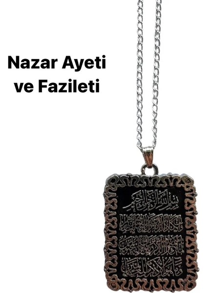 Nazar Ayeti ve Fazileti Kolye fiyatları