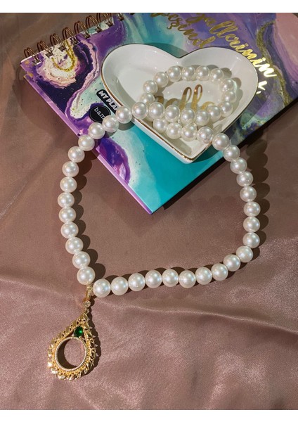 Inci 12 mm Boy Inci Çeyreklik Kolye (65CM) fırsatları