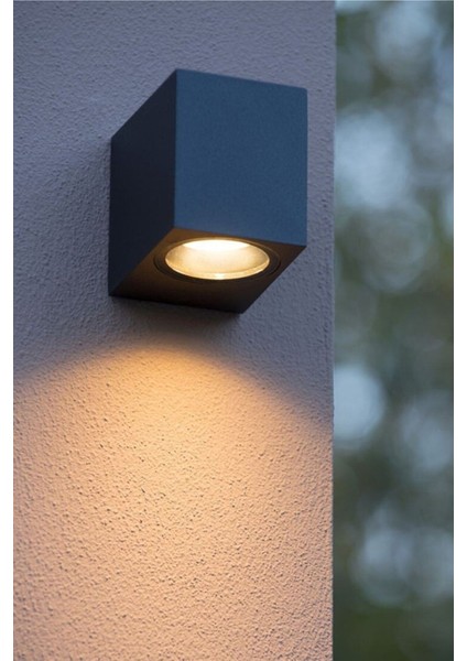 GU10 7 Watt Gün Işığı Ledli Dekoratif Tek Yönlü Iç ve Dış Mekan Duvar Apliği 7 Watt Aplikler