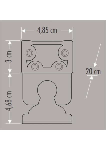 6W 20CM Amber Gold Wallwasher CT-4694 modelleri