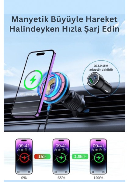 QP02 Magsafe Araç Tutucu