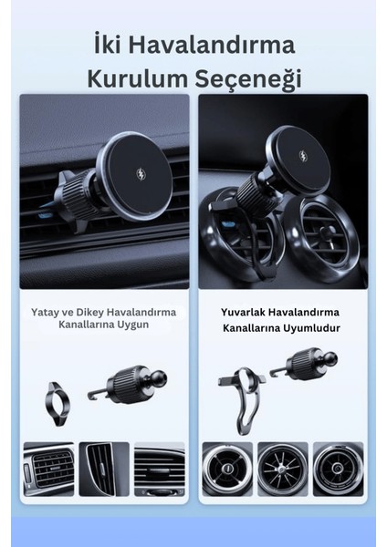QP02 Magsafe Araç Tutucu