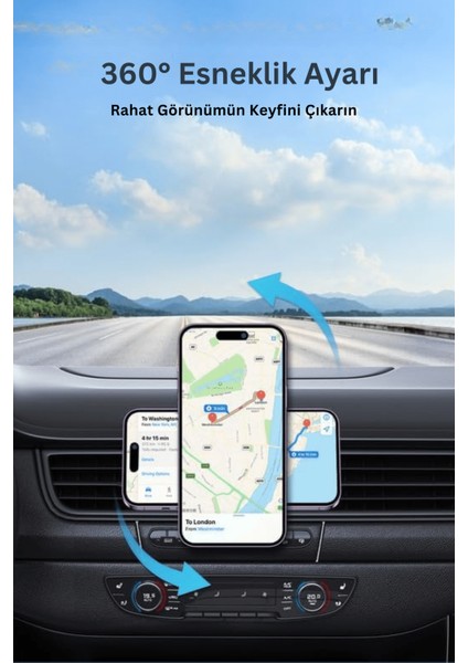 QP02 Magsafe Araç Tutucu