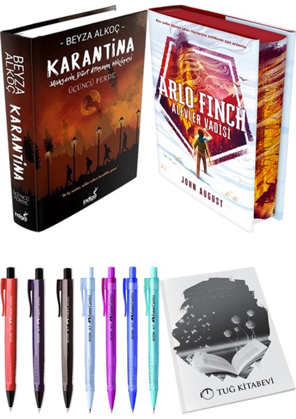 Arlo Finch : Alevler Vadisi - Karantina 3 + Kalem + Not Defteri