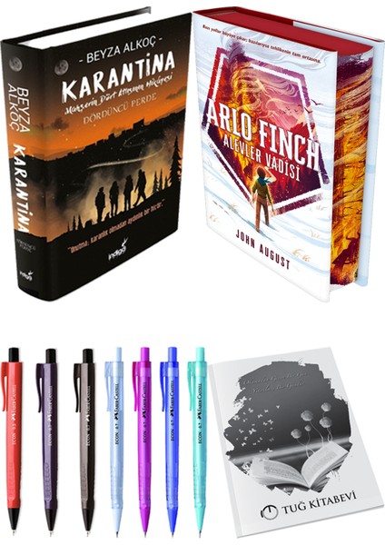 Arlo Finch : Alevler Vadisi - Karantina 4 + Kalem + Not Defteri