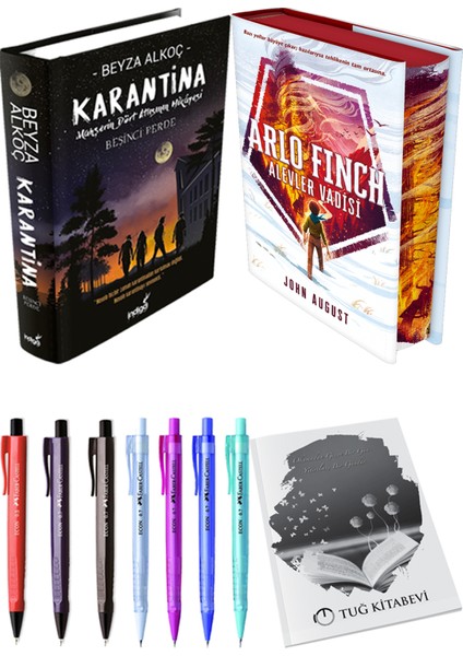 Arlo Finch : Alevler Vadisi - Karantina 5 + Kalem + Not Defteri