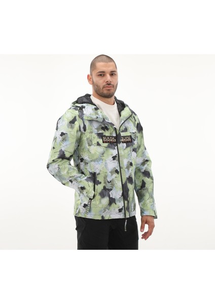 NP0A4H2PF4Y1 Napapijri Raınforest Op S Aop Erkek Yağmurluk-R&amp;uuml;zgarlık Yeşil fiyatları