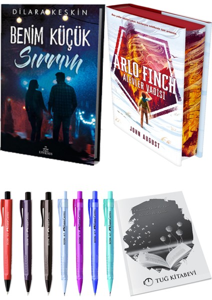 Arlo Finch : Alevler Vadisi - Benim Küçük Sırrım 1 + Kalem + Not Defteri