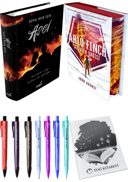 Arlo Finch : Alevler Vadisi - Asel + Kalem + Not Defteri