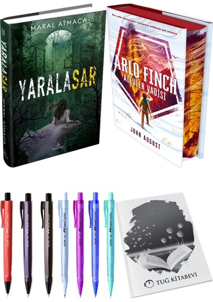 Arlo Finch : Alevler Vadisi - Yaralasar 2 + Kalem + Not Defteri