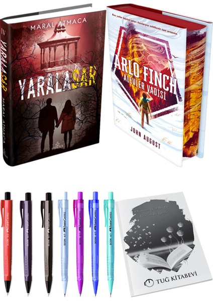 Arlo Finch : Alevler Vadisi - Yaralasar 4 + Kalem + Not Defteri