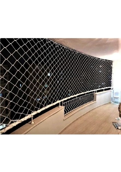 3 x 18 Metre Çocuk Güvenlik Filesi Kalınlık 4 mm Balkon Güvenlik Filesi Kedi Güvenlik Filesi File