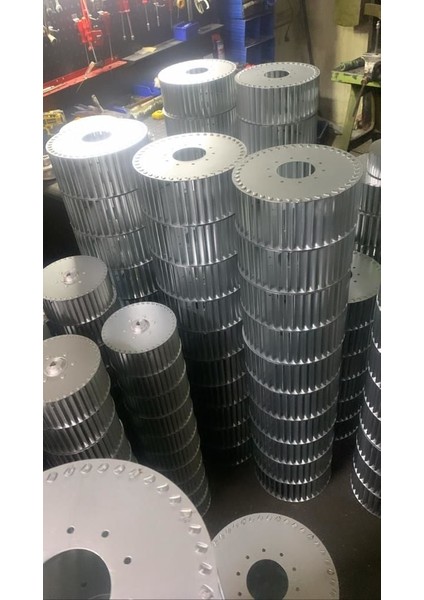 Çap 140 Boy 90 Delik 24 mm Sağ Yön Radyal Fan Pervanesi indirimleri