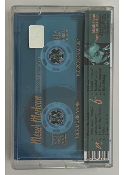Mesut Mercan Şimdi Şiirler Kaset (Orjnal Dönem Baskı Kaset)