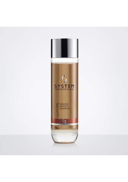 System Professionel Luxe Oil Keratin Protect Shampoo Saçı Besleyen Keratin Bakımı Sampuanı 250ml