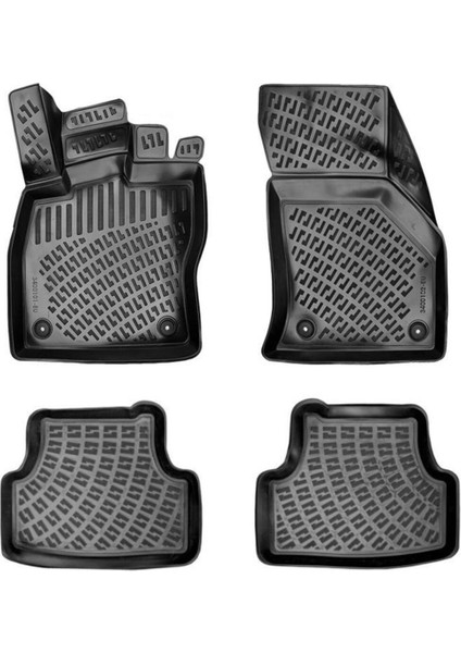 Audi A3 Hb 2019 3D Bagaj Havuzu ve Araca Özel Paspas Seti (Hediyeli) modelleri