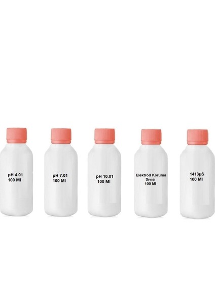 Ph 4.01-7.01-10.01 - Elektrod Koruma - 1413 Iletkenlik Kalibrasyon Sıvısı 100 ml