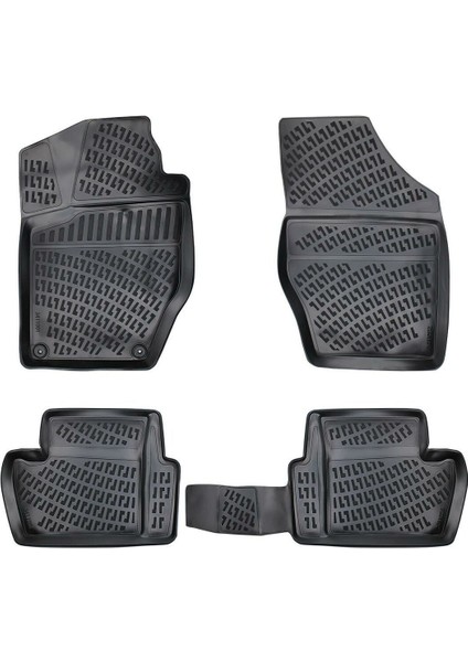 Ds 4 Crossback 2013 3D Bagaj Havuzu ve Araca Özel Paspas Seti (Hediyeli)