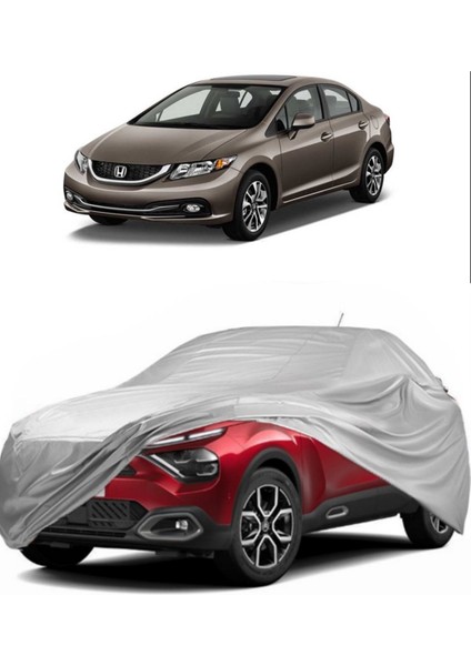 Honda Civic Sedan Uyumlu Miflonlu Oto Branda Premium Kalite Araba Brandası (2007-2015)