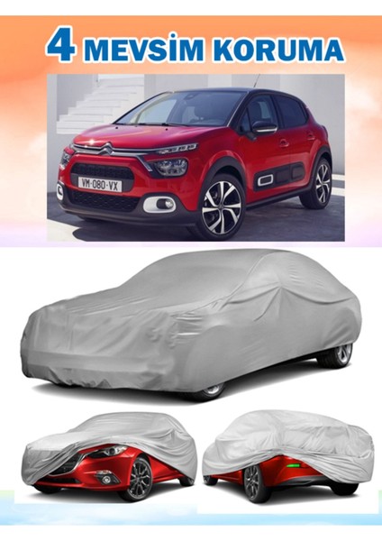 Citroen C3 Branda Lüx Kalite Oto Brandası,araba Çadırı Hatchback Branda