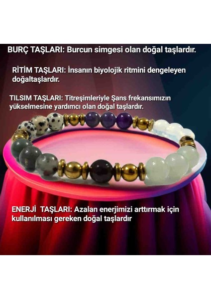 Koç Burcu Doğaltaş Bileklik