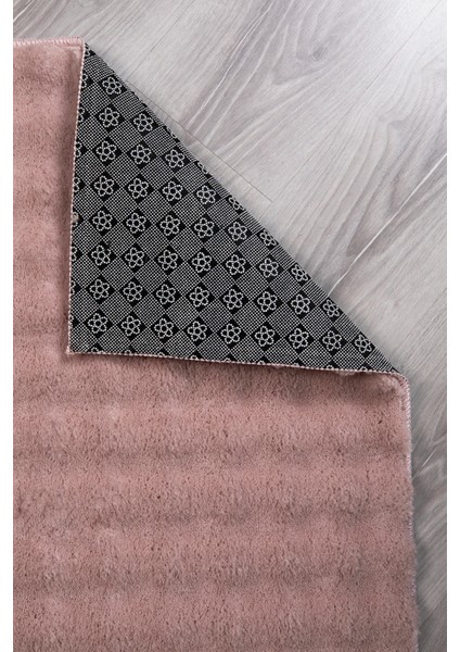 Dekoratif Bubble Uzun Tüylü Yumuşak Puffy Peluş Kaymaz Yıkanabilir Salon Antre Halı Yolluk Pembe fırsatları